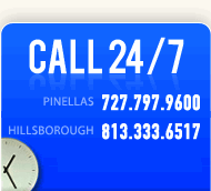 Call 24/7 | 727.797.9600 | 813.333.6517 |727.232.3912
